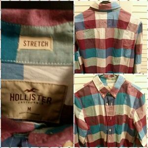 Mens Hollister long sleeve shirt